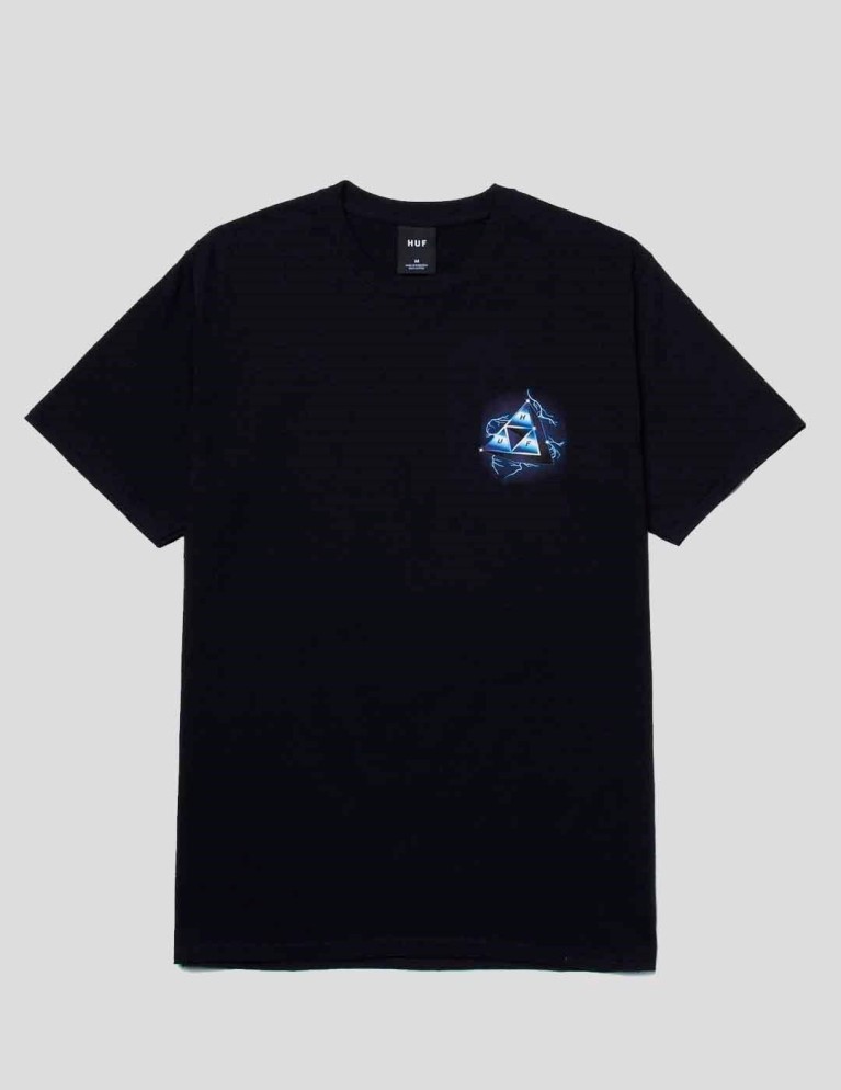 HUF storm tt tee black